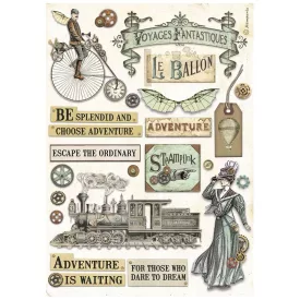 A4 rizspapír csom. - Voyages Fantastiques elements