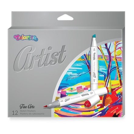 Colorino Artist 12-piece felt-tip pen set