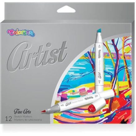 Colorino Artist 12db-os filctollkészlet pasztell színek