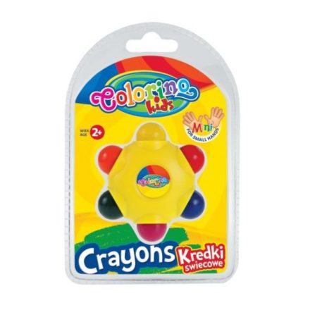Colorino 6 színű csillag marokzsírkréta