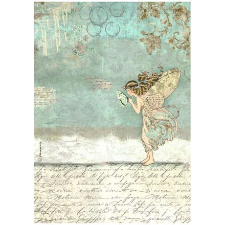 A4 rizspapír csom. - Wonderland fairy