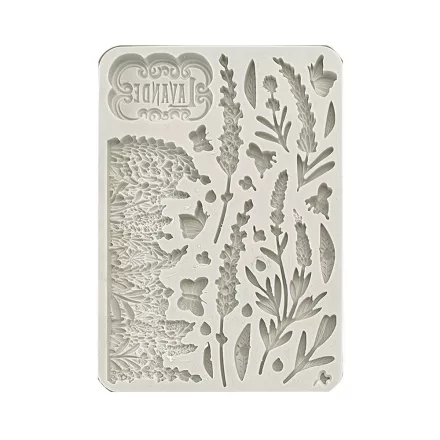 Szilikon öntőforma A5 - Lavender elements