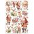 A4 rizspapír csom. - Classic Christmas Santa Claus