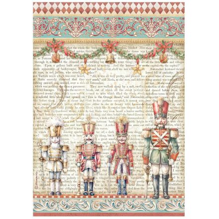 A4 rizspapír csom. - The Nutcracker soldiers