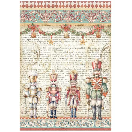 A4 rizspapír csom. - The Nutcracker soldiers