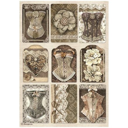 A4 rizspapír csom. - Old Lace corsets