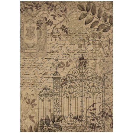 A4 rizspapír csom. - Old Lace gate