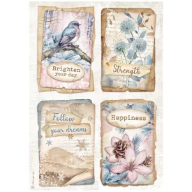 A4 rizspapír csom. - Create Happiness Dewdrops 4 cards