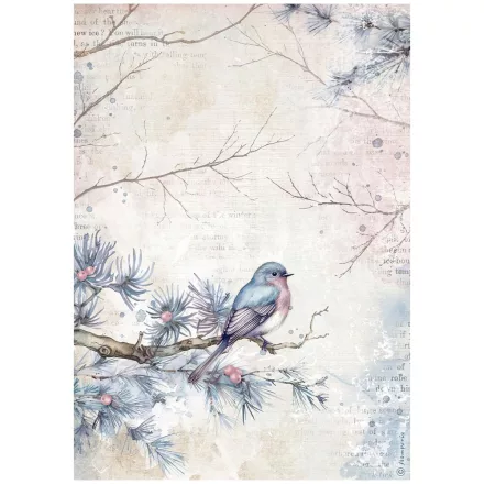 A4 rizspapír csom. - Create Happiness Dewdrops bird