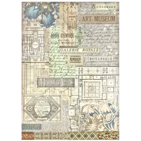   A4 A4 rizspapír csom. - Art of Travelling Art museum background