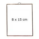 Fóliázott üveg 3mm téglalap 8cm x 15cm