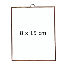 Fóliázott üveg 3mm téglalap 8cm x 15cm