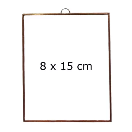 Fóliázott üveg 3mm téglalap 8cm x 15cm