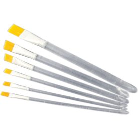Ecset készlet 6 darabos átlátszó nyelű Ecset készlet 6 darabos átlátszó nyelű