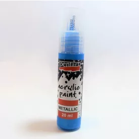 Metál akrilfesték VILÁGOSKÉK  20ml | Pentart