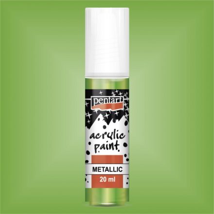 Metál akrilfesték VILÁGOSZÖLD  20ml | Pentart