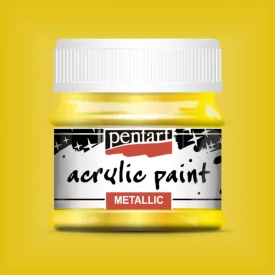 Metál akrilfesték SÁRGA  50ml | Pentart
