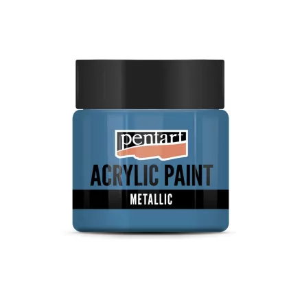 Metál akrilfesték VILÁGOSKÉK  50ml | Pentart