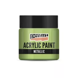 Metál akrilfesték VILÁGOSZÖLD  50ml | Pentart