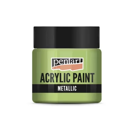 Metál akrilfesték VILÁGOSZÖLD  50ml | Pentart