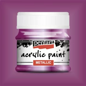 Metál akrilfesték VILÁGOSLILA  50ml | Pentart