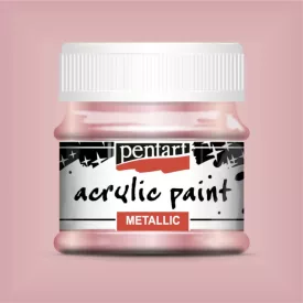 Metál akrilfesték RÓZSASZÍN  50ml | Pentart