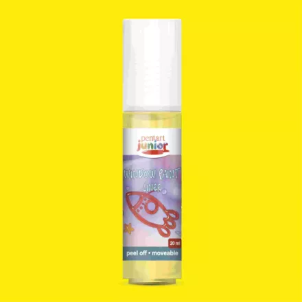 Lehúzható üvegfesték sárga 20ml