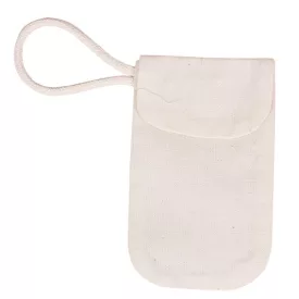 Lenvászon telefon tartó rövid fülű 7cm x 13cm