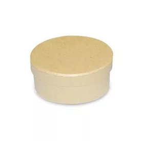 Papír doboz ovális 12,5cm x 8,5cm x 6,5cm