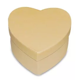 Szív alakú papír / karton doboz  8cm x 8cm x 4,5cm