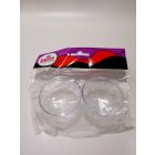 Átlátszó műanyag gömb 8cm