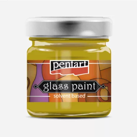 Oldószeres üvegfesték 30ml - SÁRGA | Pentart 