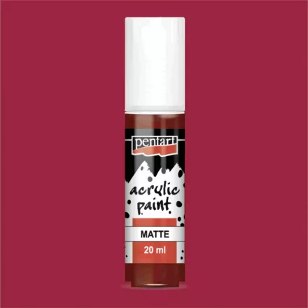 Matt akrilfesték - BORDÓ 20ml | Pentart