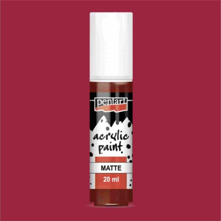 Matt akrilfesték - BORDÓ 20ml | Pentart