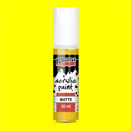 Matt akrilfesték - SÁRGA 20ml | Pentart