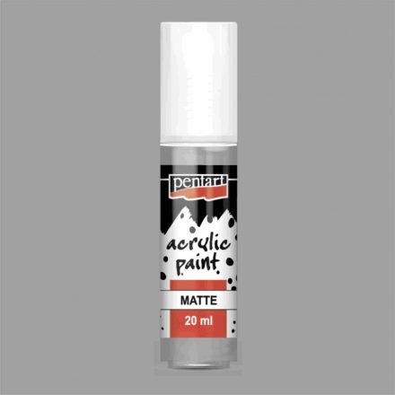 Matt akrilfesték - SZÜRKE 20ml | Pentart