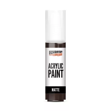 Matt akrilfesték - SÖTÉTBARNA 20ml | Pentart