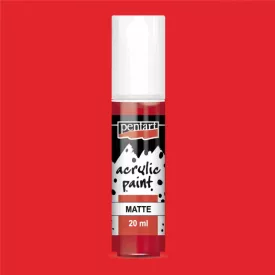 Matt akrilfesték - PIROS 20ml | Pentart