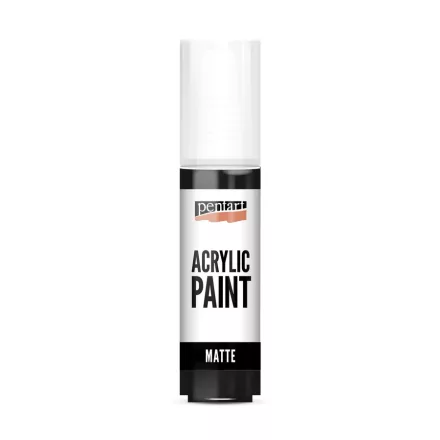 Matt akrilfesték - FEKETE 20ml | Pentart