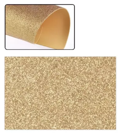 Csillámos dekorgumi - bronz 40cm x 60cm 
