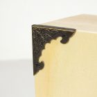 Fém sarokvédő szögekkel 4cm x 4cm x 0,4cm