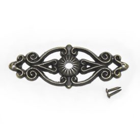 Fém dísz hosszúkás 6,3cm x 2,4cm Fém dísz hosszúkás 6,3cm x 2,4cm