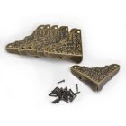 Fém sarokvédő 4,1cm x 4,1cm x 1,2cm