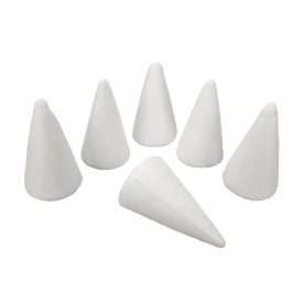 Polisztirol kúp  6cm x 3cm 6db/csomag