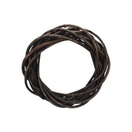 Vessző koszorú barna 20cm