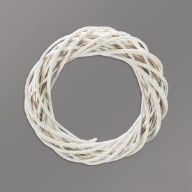 Vesszőkoszorú fehér 30cm Vesszőkoszorú fehér 30cm