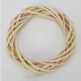 Vesszőkoszorú krém 20cm Vesszőkoszorú krém 20cm
