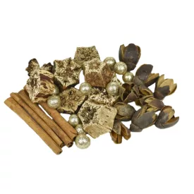 Ünnepi arany-barna terméscsomag