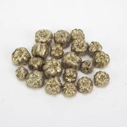 Tökbogyó glitteres arany 20db / csomag