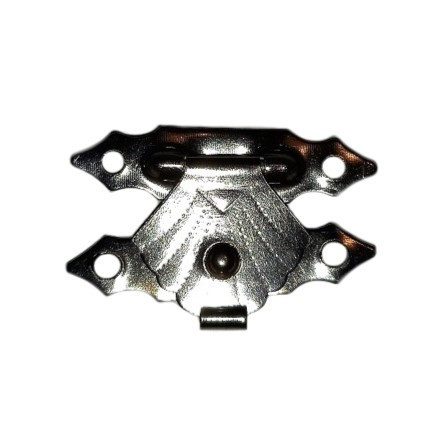 Fém csat kagylós ezüst színű 2cm x 2,8cm
